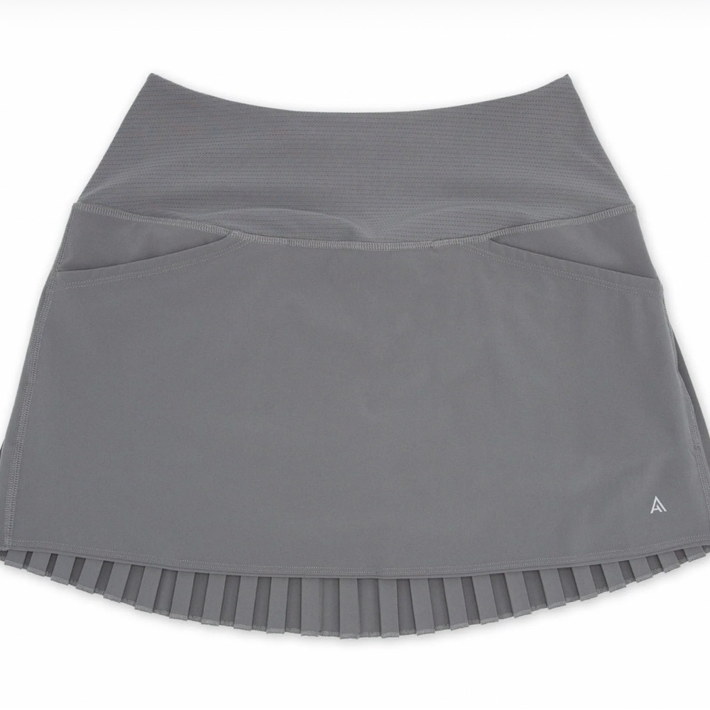 Gray Golf Skort A-Line Pleated Skirt S
